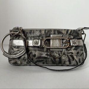 Silver and Black Designer Women's Bag